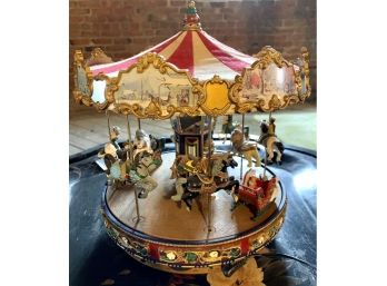 Rare Vintage Electrical Merry-Go-Round Carousel Music Box The Ultimate Holiday Gift