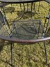 MCM Wrought Iron Table And 6 Chairs