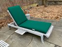 Two Smith And Hawken Teak Chaise Longues