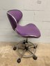 Purple Adjustable Height Rolling Chairs