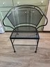 MCM Wrought Iron Table And 6 Chairs