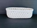 Tiffany & Co White Ceramic Basket Made In Italy