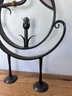Mid-Century Metal  & Mixed-Media Abstract Sculpture W/ Surreal Elements