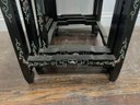 Vintage Black Lacquer Chinese Nesting Tables