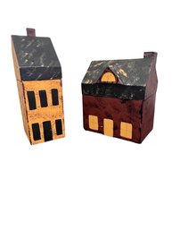 Decorative Hand Painted Cardboard Boxes