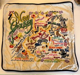 State Of New Jersey Pillow Cover