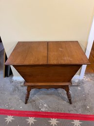 Vintage Doughbox Accent End Table
