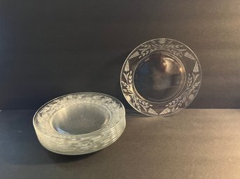 Glass Luncheon Plates