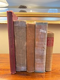 Antique Poetry Book Collection