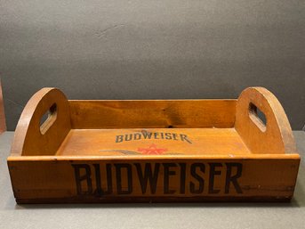 Vintage Budweiser Wood Tray