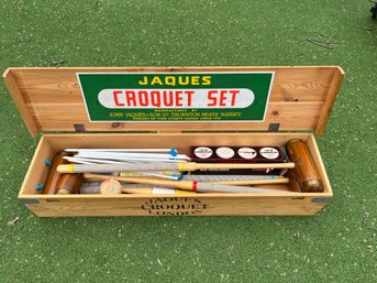 Vintage Jaques Croquet London Set