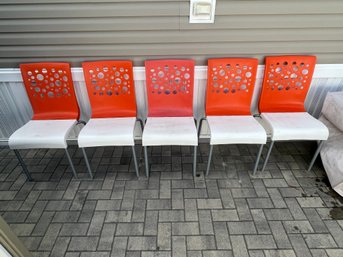 Tempo Stacking Chairs - Set Of 5 Funky Chairs