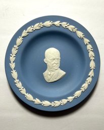 Wedgwood White And Blue Plate