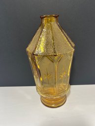 Yellow Wheaton Glass Bud Vase