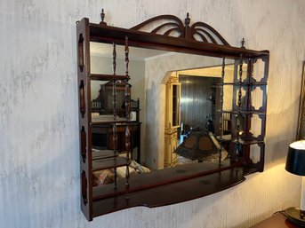 Mirrored Display Shelves