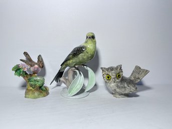 Rosenthal And Staffordshire Bird Figurines