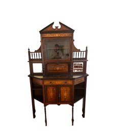 Spectacular Antique Victorian  Display Cabinet