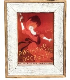 French Absinthe Poster Framed