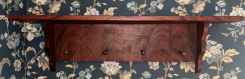 Entryway Wooden Coat Shelf