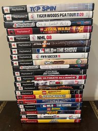 Play Station 2 - Lot Of 22 Games