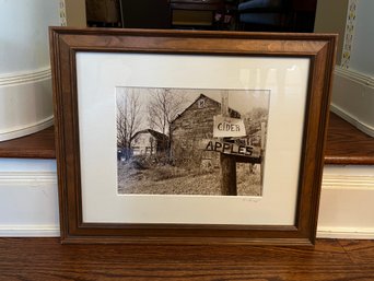 Signed And Framed Photograph