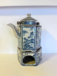 Toscany Chinoiserie Teapot And Warmer