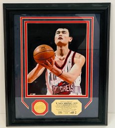 Framed Yao Ming Collectible