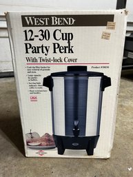 West Bend 12-30 Cup Party Perk