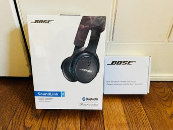 Bose Bluetooth SoundLink Headphones And Headset Wall Charger