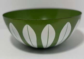 Cathrineholm Lotus Green & White Enamel Bowl