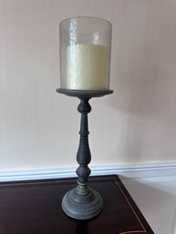 Large Pottery Barn Candle Holder