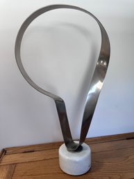 Organic Modernist Metal Sculpture In The Manner Of Curtis Jere