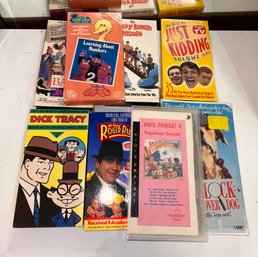 Lot Of Kids Vhs Tapes Family Movies