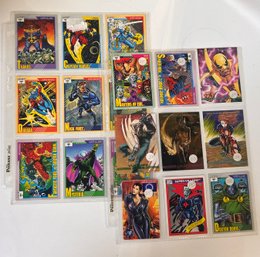 Lot Of Marvel Superhero Trading Cards 1991