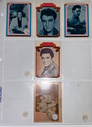 Lot Of Elvis And Bonus 3 Stooges Trading Cards 1978
