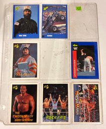 Lot Of Classic Driver And Wrestler Cards 1990