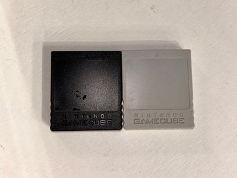 Pair Of Nintendo Gamecube Memory Cards