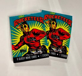 The Rocketeer Two Sealed Trading Card Packs 1991 Disney Topps