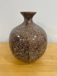 Mid-Century Ceramic Vase W/ Great Textured Coloration