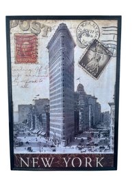 Vintage Print Celebrating History Of New York City From 1906, By Tina Chaden