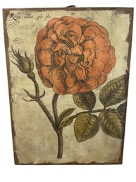 Large Floral Still Life Oil Painting Print On Burlap By Empire Art - 1  Of  2