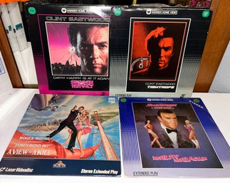 Lot Of James Bond Adult Action Laser Disks