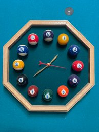Little Vegas Billiards Wall Clock