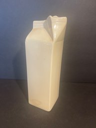 Handmade Ceramic Milk Carton