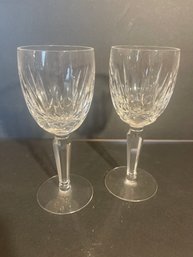 Set Of Waterford White Wine Glasses