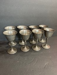 Pewter Cordial Glasses