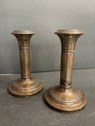 Sterling Silver Candle Sticks Number 1713
