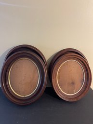 Oval Wood Frames