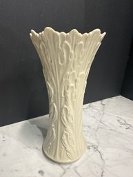 Lenox Woodland Porcelain Vase Leaf Pattern