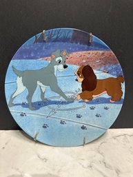 Walt Disney Collectors Plate Puppy Love